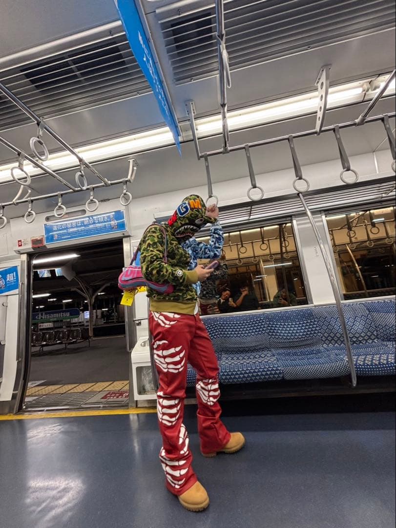 GUAPI グアピ　レザー　フレアパンツ34 完売品