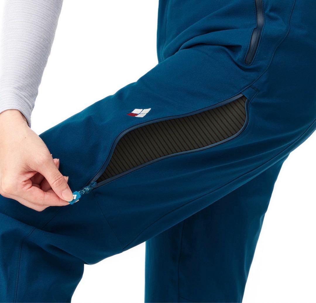 モンベル ドライテックインシュレーテッドパンツ 　Мサイズ　ライトグレー