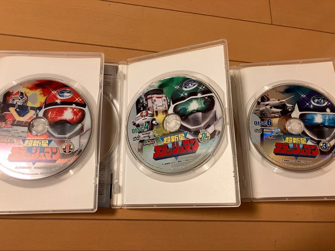 超新星フラッシュマン VOL.1〜5〈2枚組〉　5巻セット