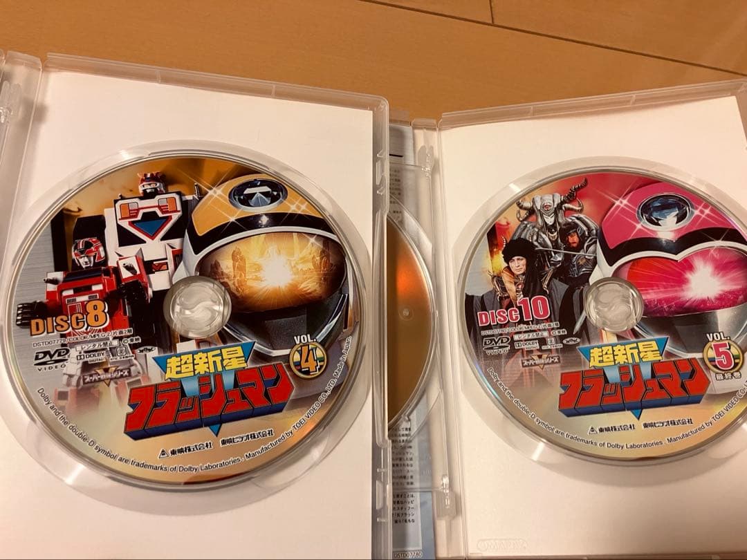 超新星フラッシュマン VOL.1〜5〈2枚組〉　5巻セット