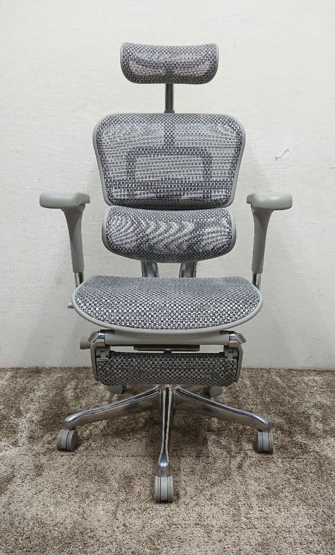 美品 エルゴヒューマンプロ2 オットマン 2024年製 デスクチェア