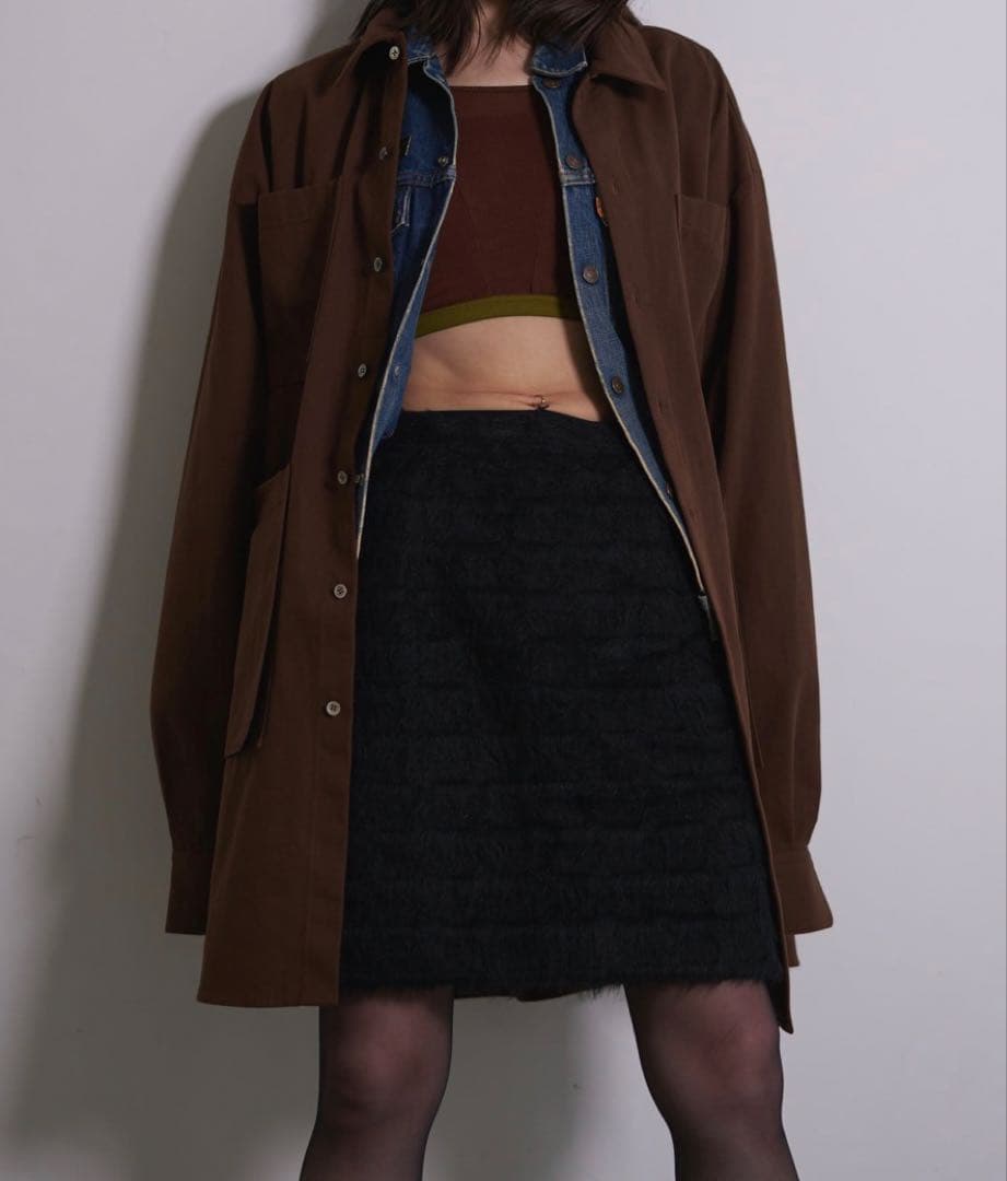 oll オール PAPA SHIRT COAT