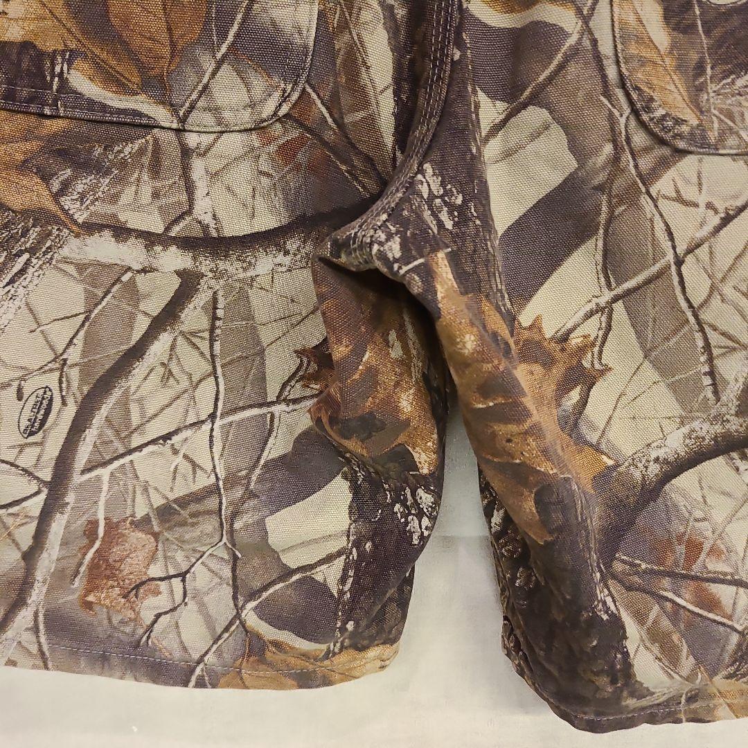 希少！2007年11月生産　カーハート　カーペンターショーツ　リアルツリーカモ