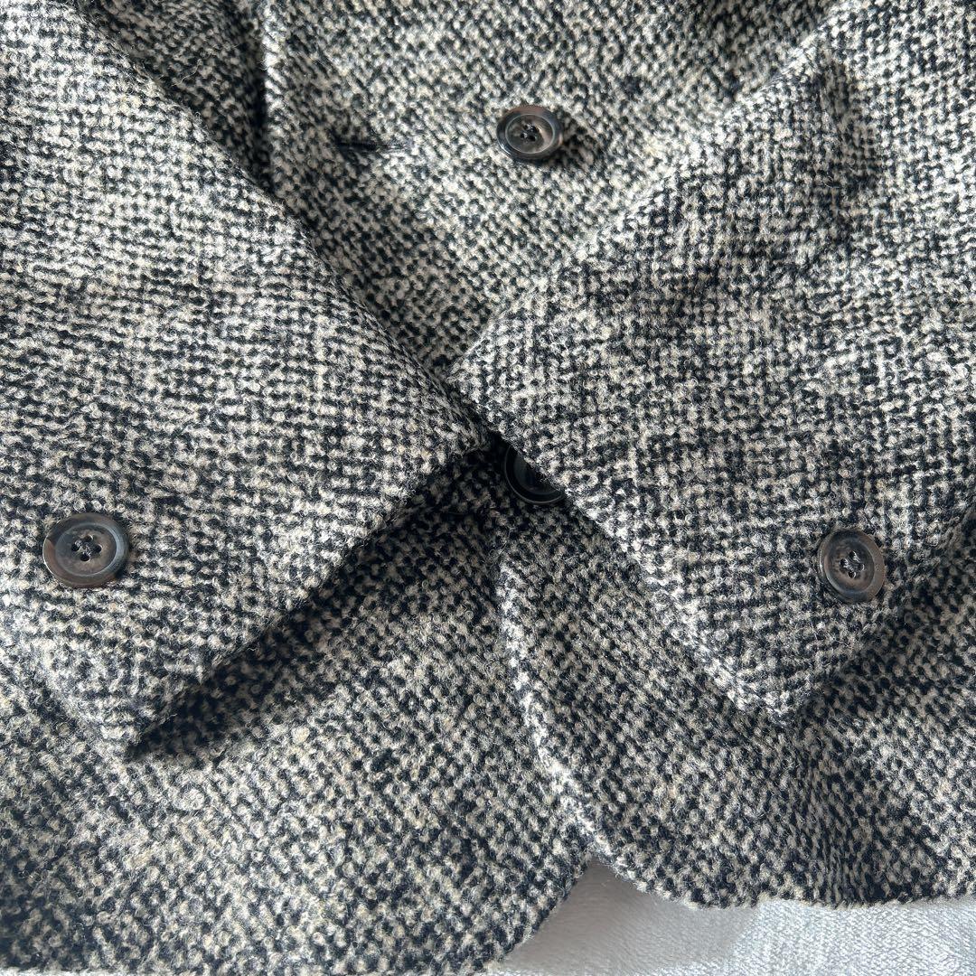 美品✨マックスマーラ 最高級白タグ ノーカラーツイード ジャケット 42