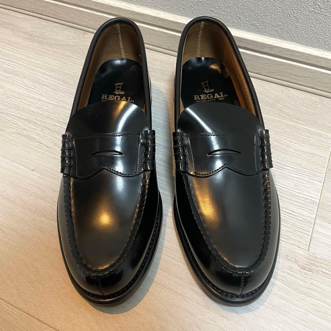 新品未使用　REGAL 2177ローファー　リーガル　ブラック