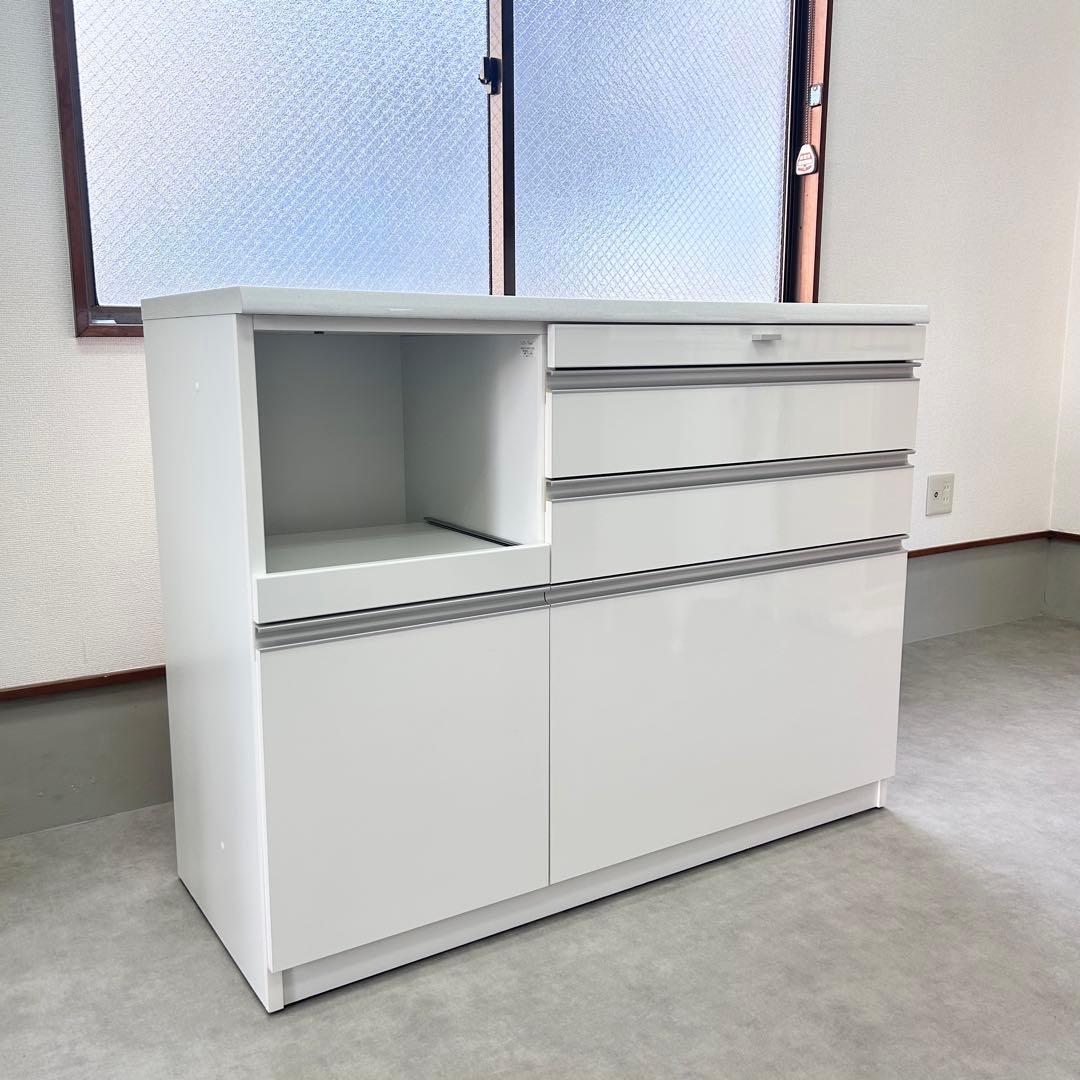 (k10)ユーアイ レンジボード キッチンカウンター ホワイト