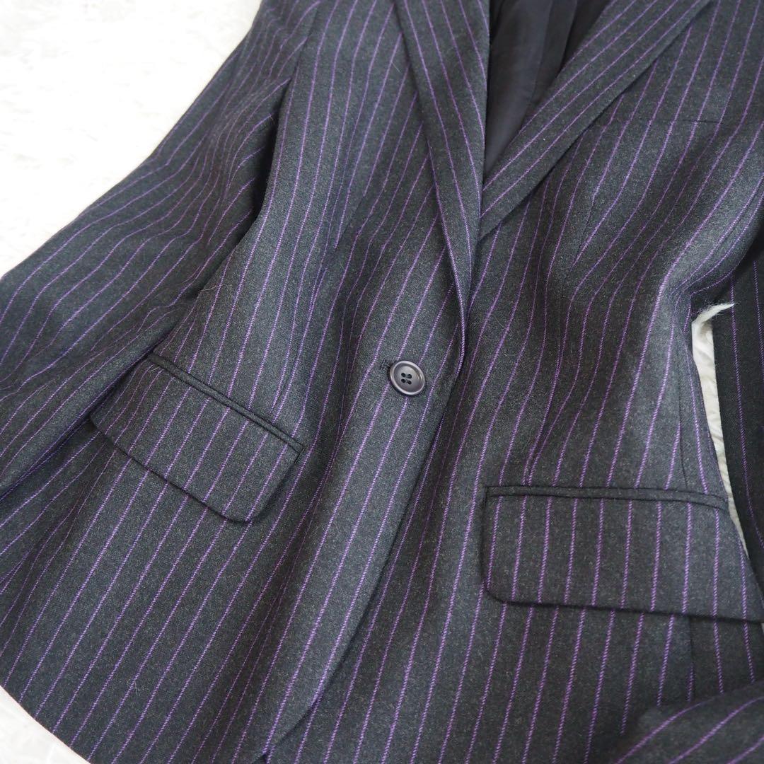 極美品 セオリー スーツセットアップ 上下 テーラードジャケット スカート