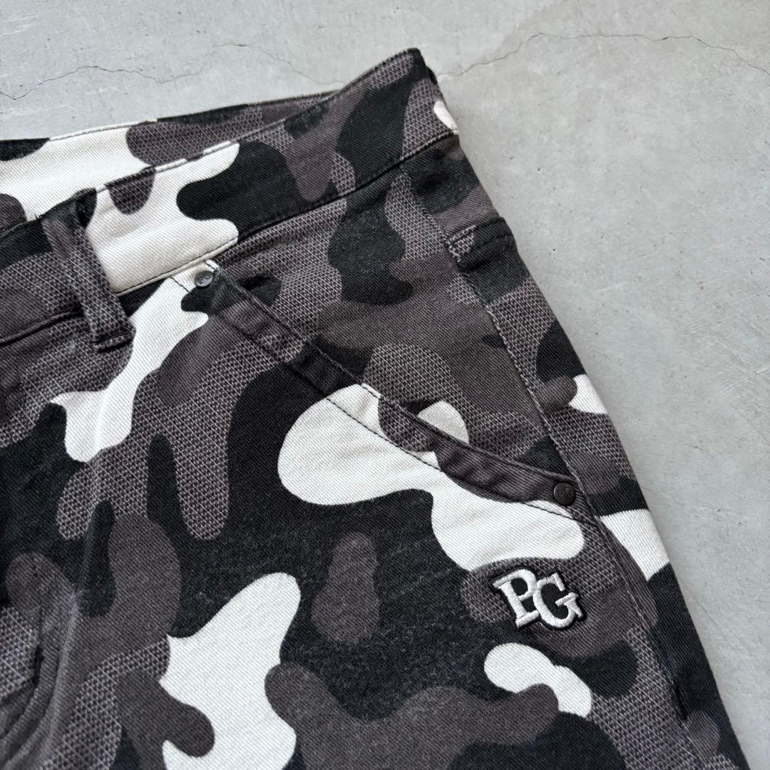 PEARLY GATES カモフラ迷彩総柄 ストレッチロングパンツ 30周年記念