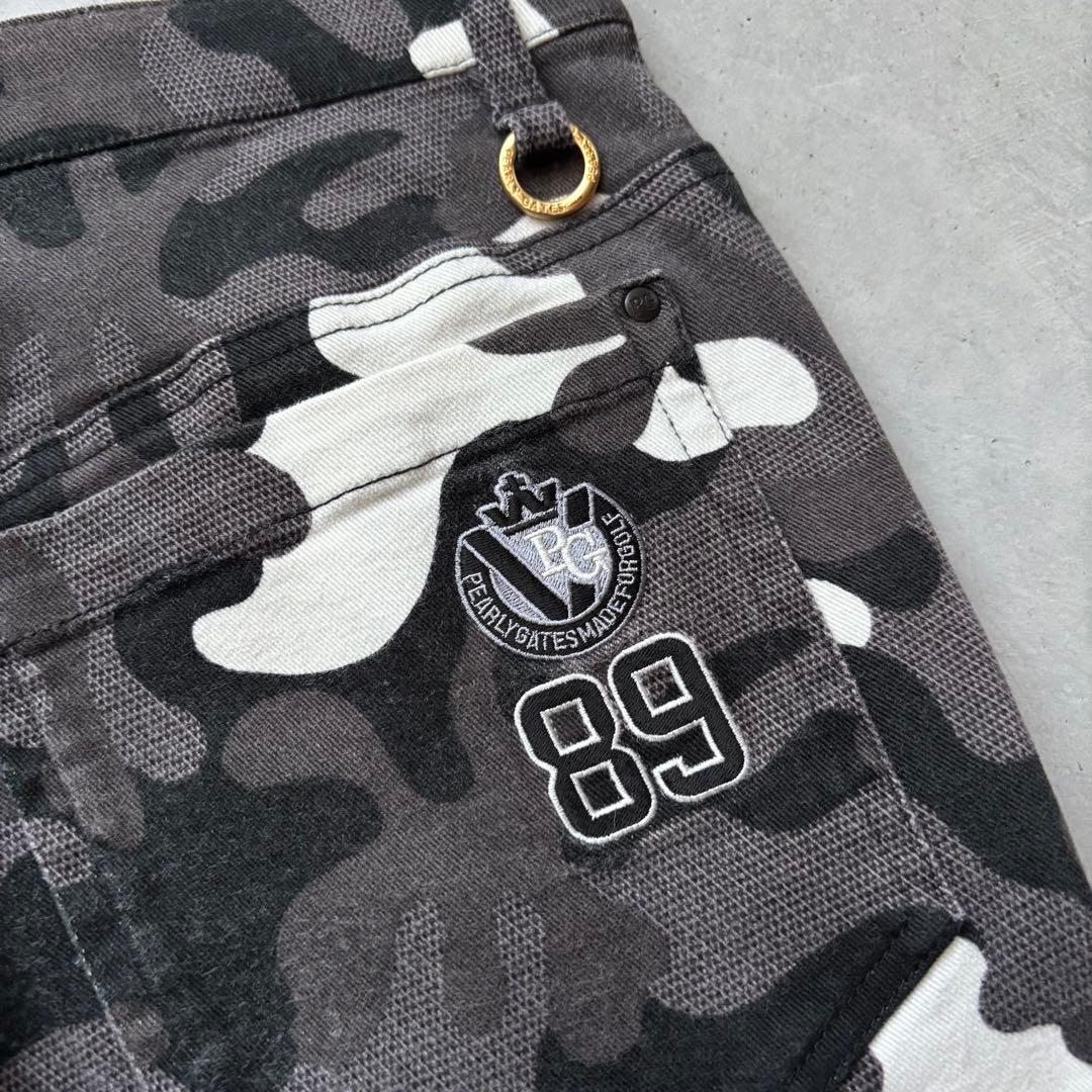 PEARLY GATES カモフラ迷彩総柄 ストレッチロングパンツ 30周年記念