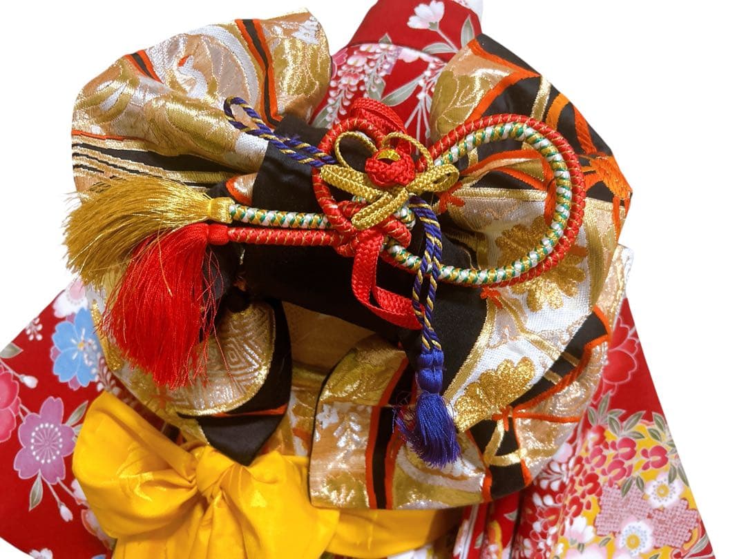 王道！赤系♡七五三　7歳　女の子　セット　一式　花柄