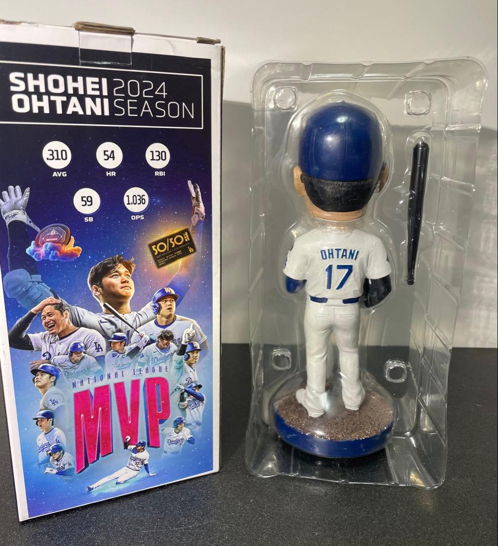 【大谷翔平】2025年4月2日 球場配布ボブルヘッド！MVP受賞記念！新品、本物