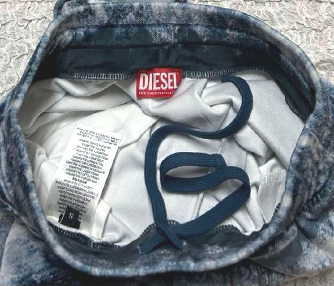 【正規品】美品 DIESEL P-NEY ベロア トロンプルイユ デニム フレア