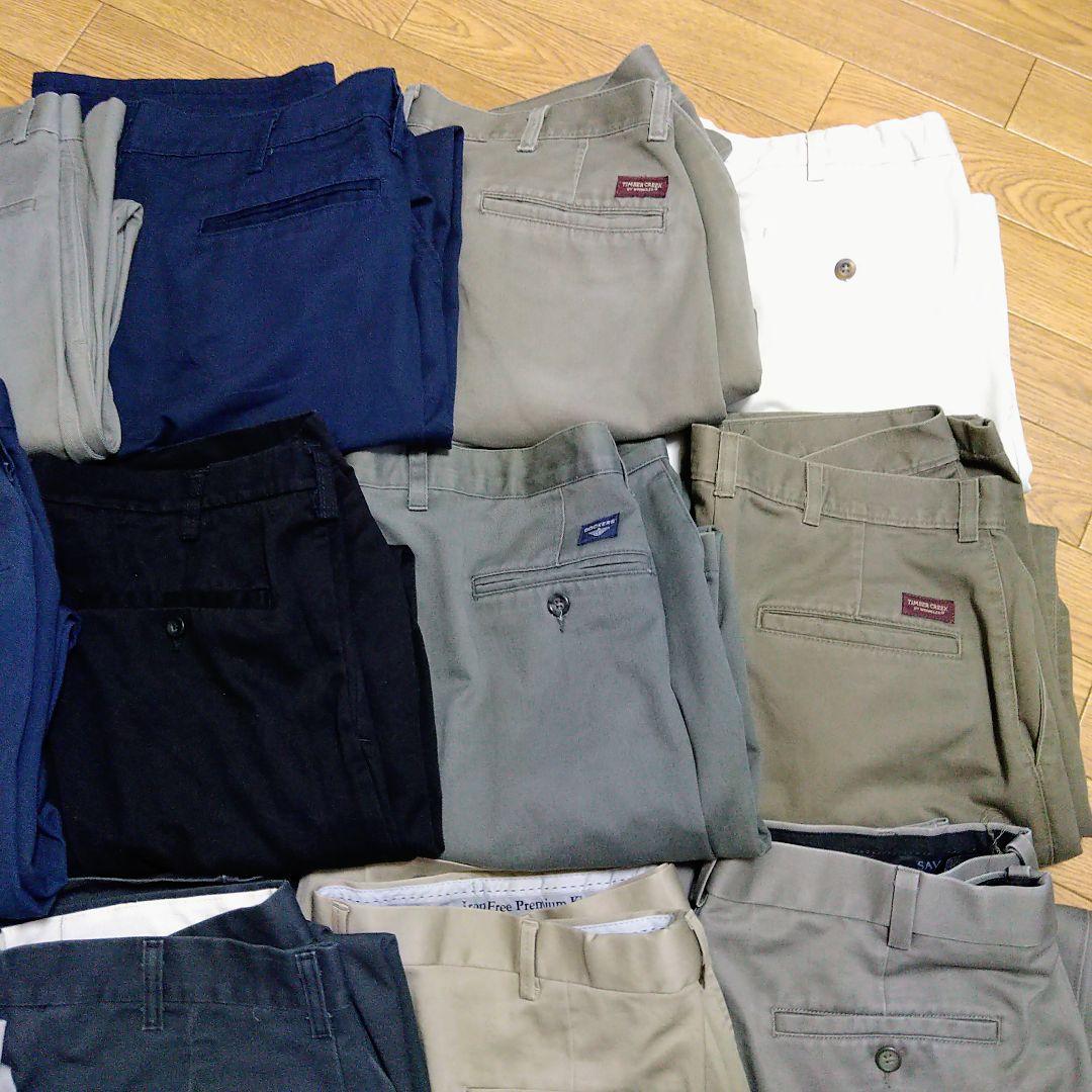 W36〜W38 16本 古着屋系ブランド ワーク チノ パンツ まとめ売り