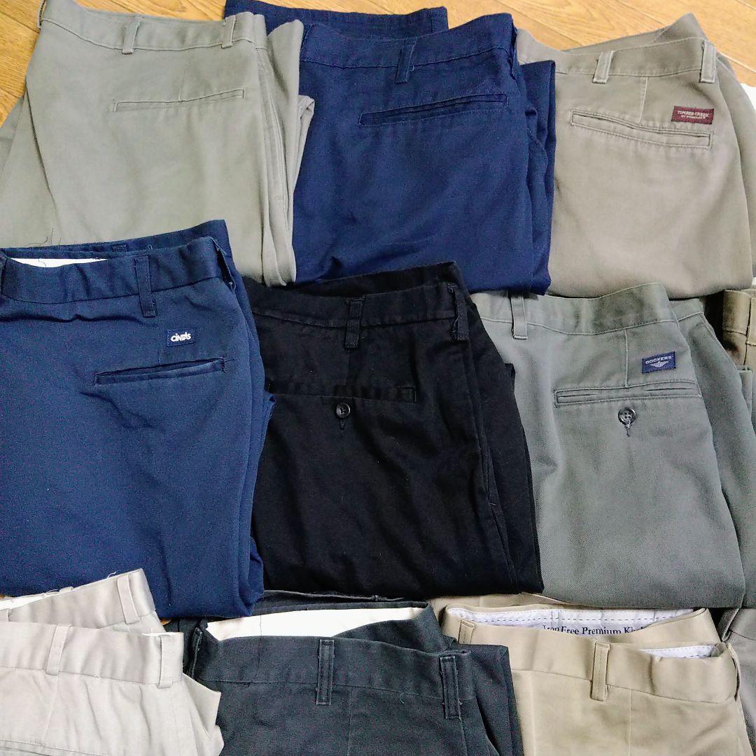 W36〜W38 16本 古着屋系ブランド ワーク チノ パンツ まとめ売り