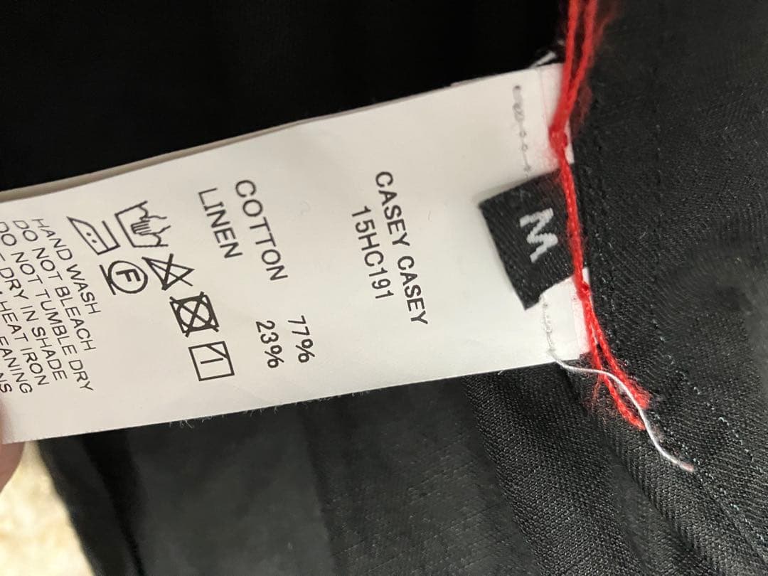 casey casey 15HC191 ノーカラーシャツジャケット