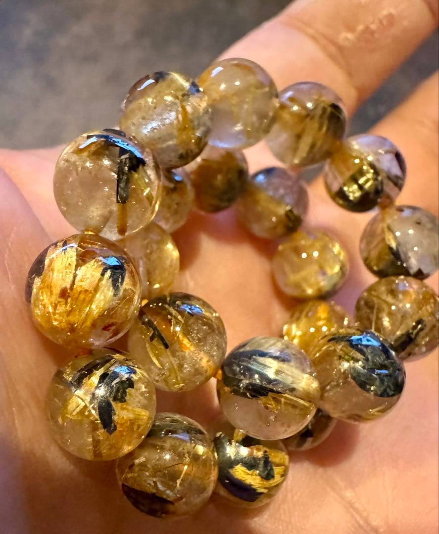 【ケイさん専用】翡翠と太陽放射ルチル