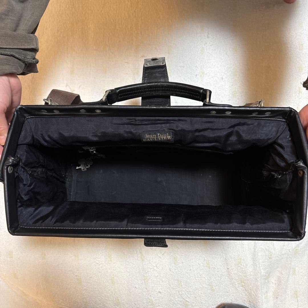 Jean Paul Gaultier 黒 レザー バッグ