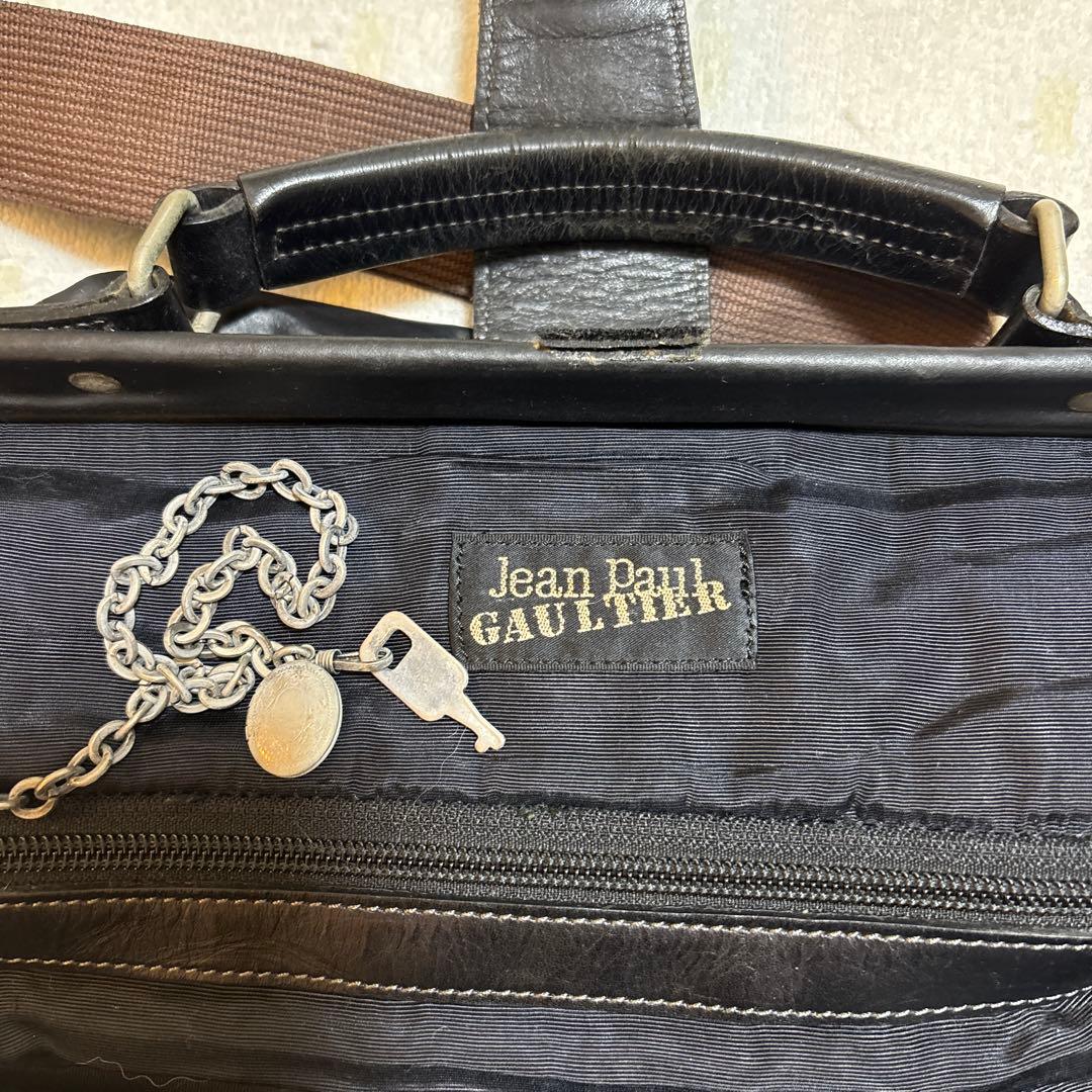 Jean Paul Gaultier 黒 レザー バッグ