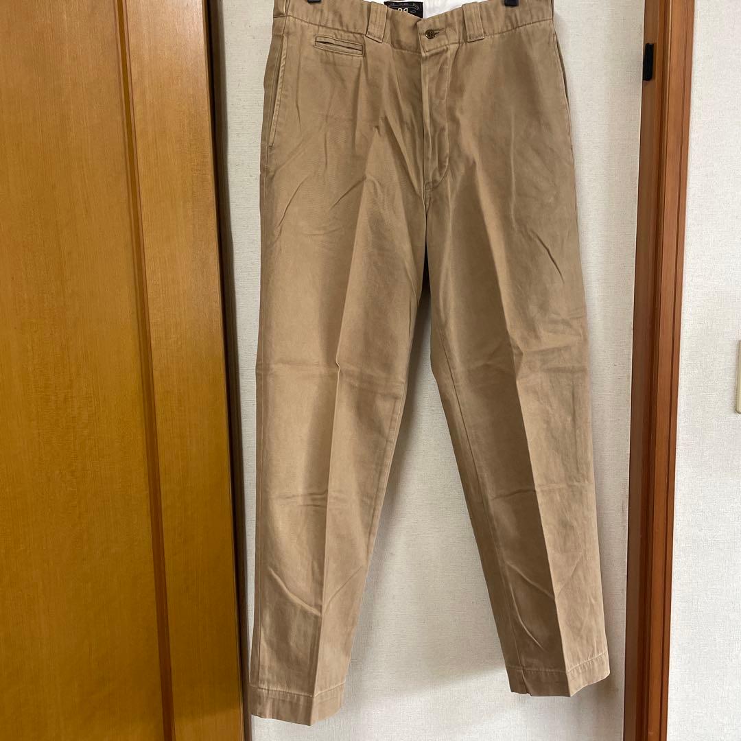 ヴィンテージ.デッド　90s三つ星タグ　RRLコットンチノパンUSA製　W31