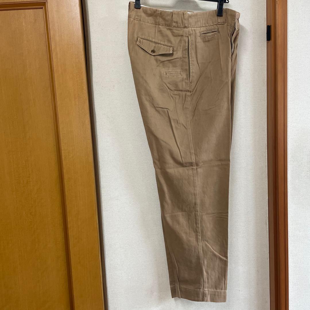 ヴィンテージ.デッド　90s三つ星タグ　RRLコットンチノパンUSA製　W31