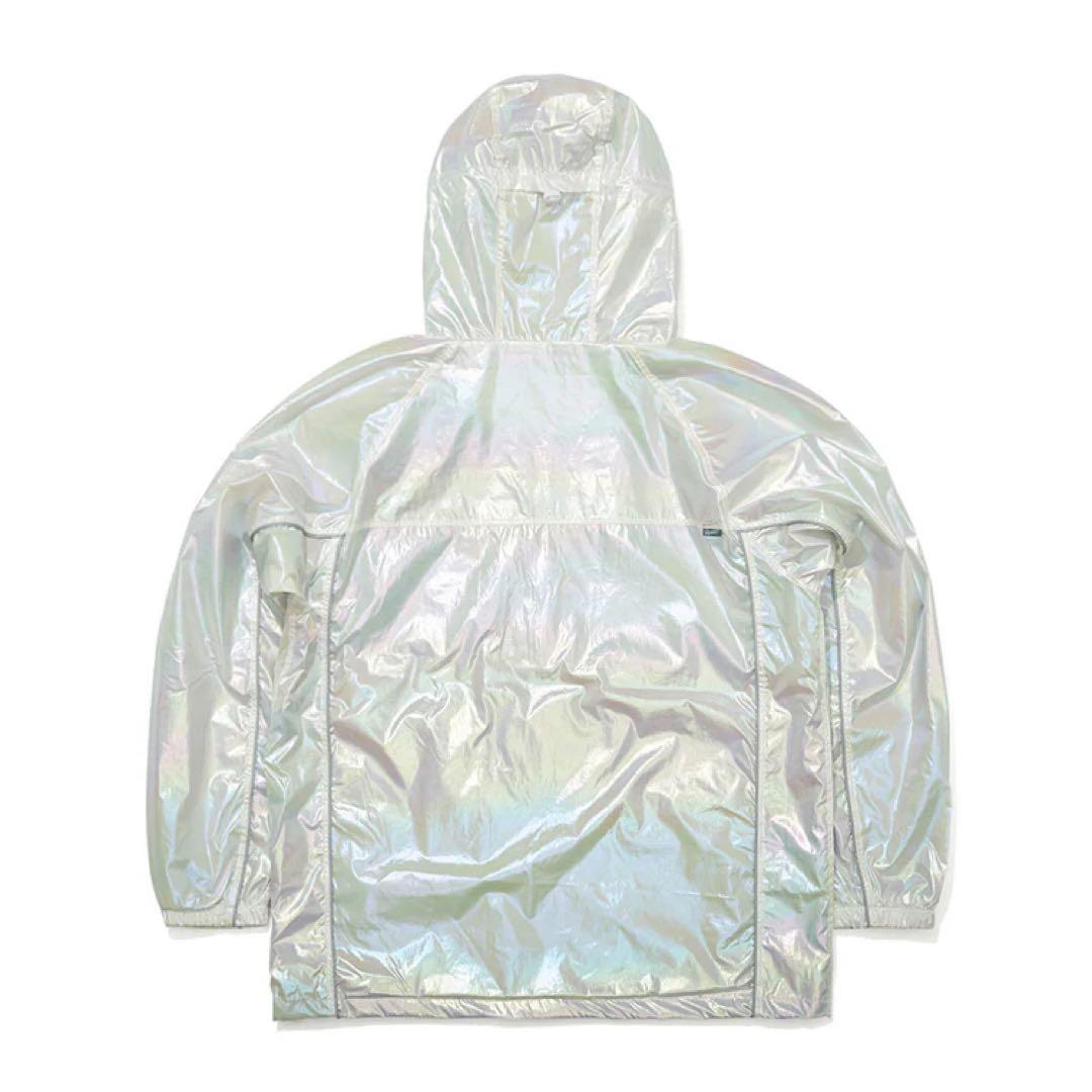 bsrabbit スノボ ウエア ホログラム ジャケット ホワイト M
