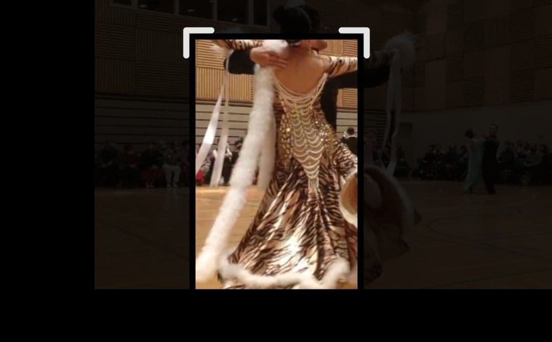 豹柄オフショルダーロングドレス