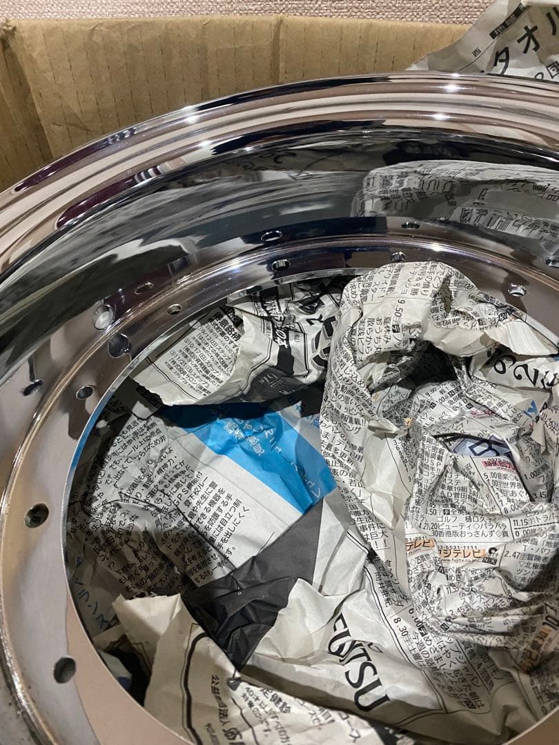 水野板金　シャリー ダックス　10 インチ5J ホイール　メッキ ヤマダモデル