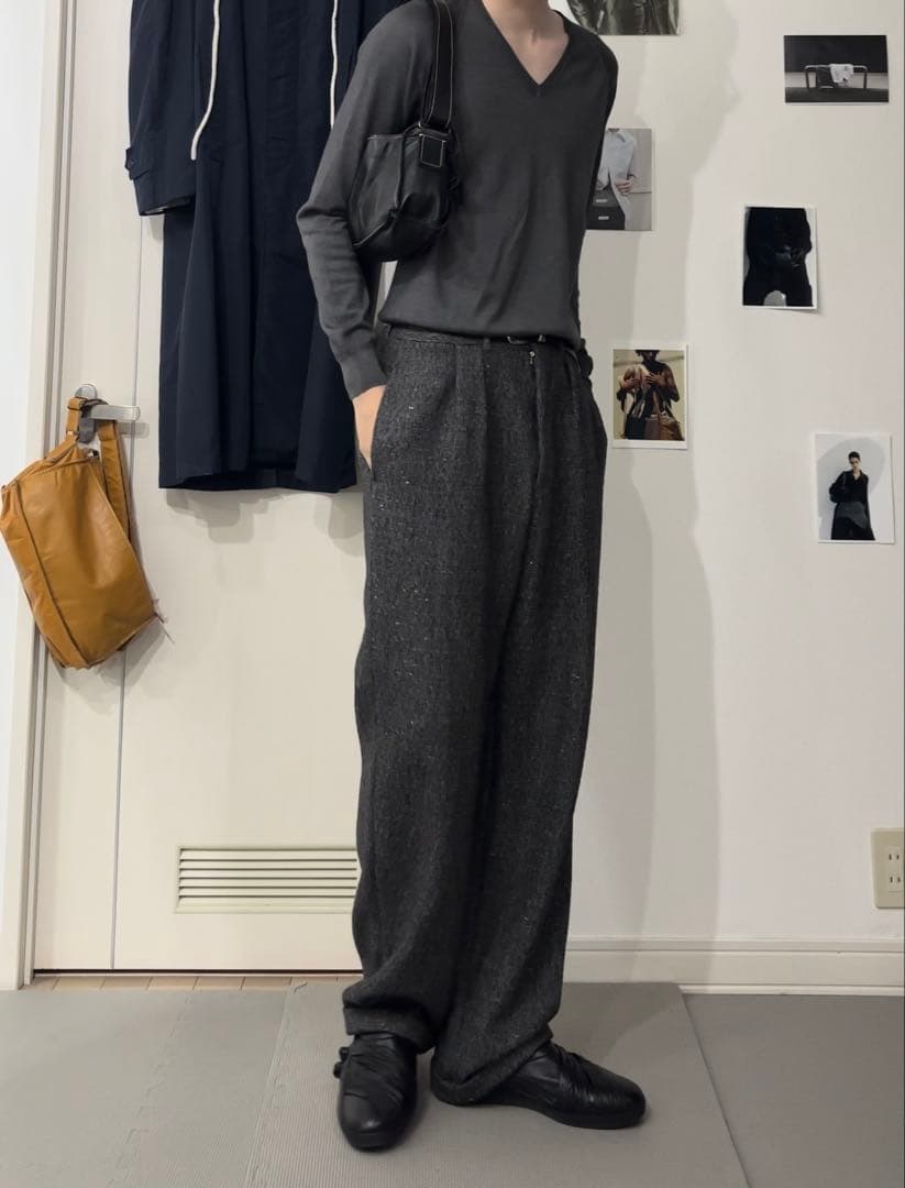 70〜80'S GIORGIO ARMANI スラックス ツイード アーカイブ