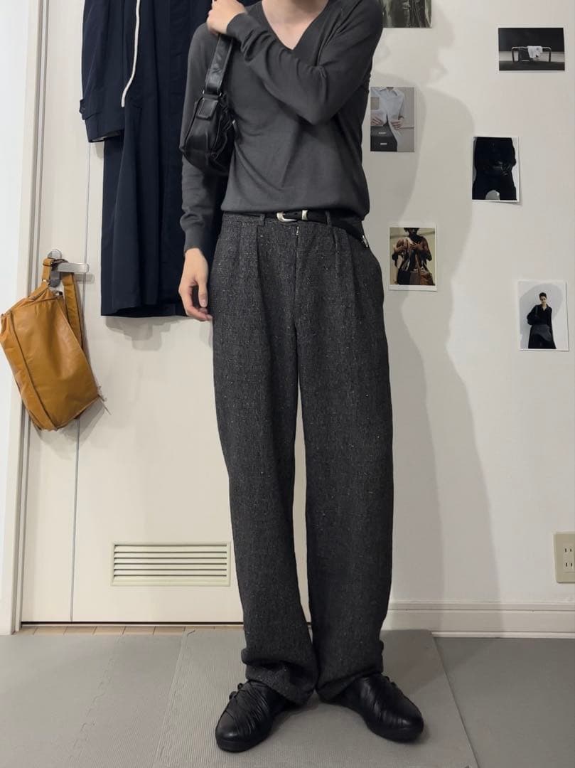 70〜80'S GIORGIO ARMANI スラックス ツイード アーカイブ