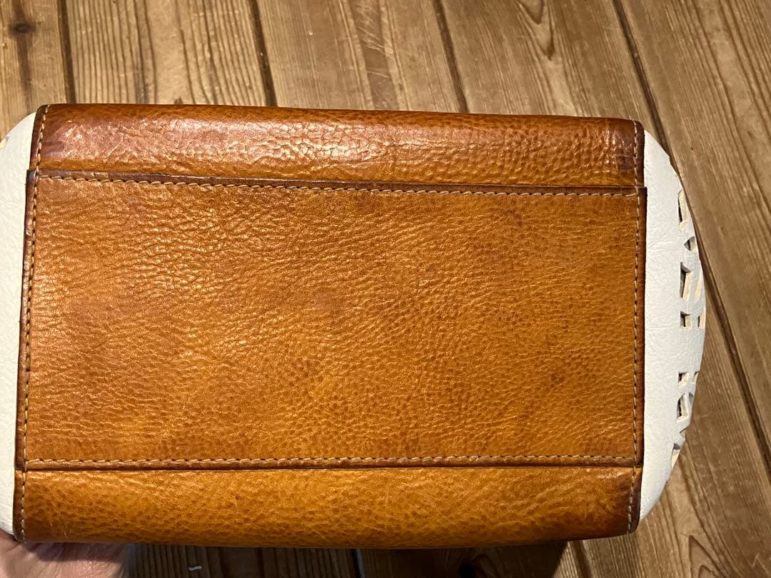 gentenキュービック カットワークトートバッグ、ミニ財布、手入れ用品セット