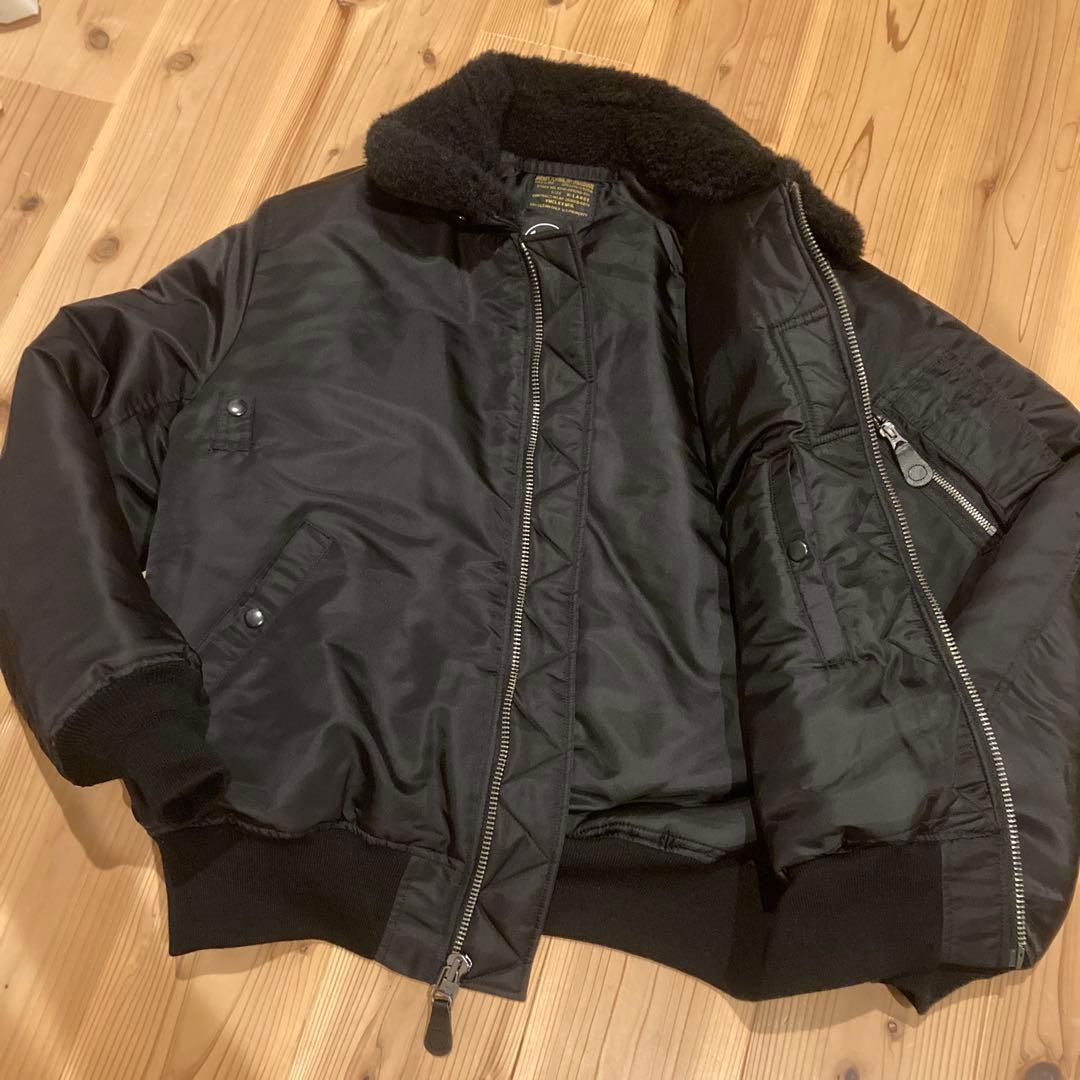 極美品SEABEES★シービーズ★B-15D★フライトジャケット★ブラック★XL