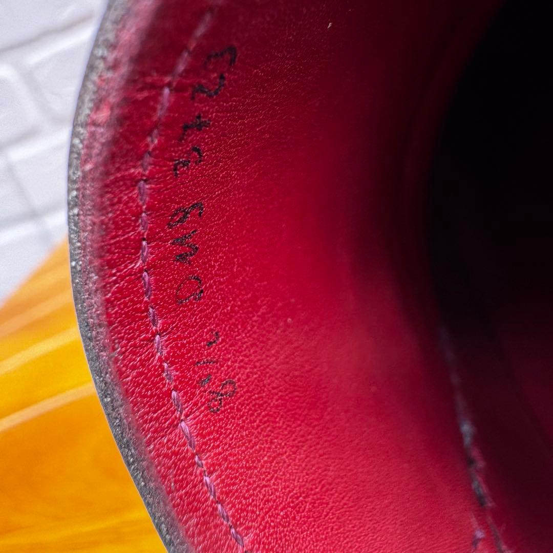 【美品】 ベルルッティ カリグラフィ スクリットレザー ドライビングシューズ