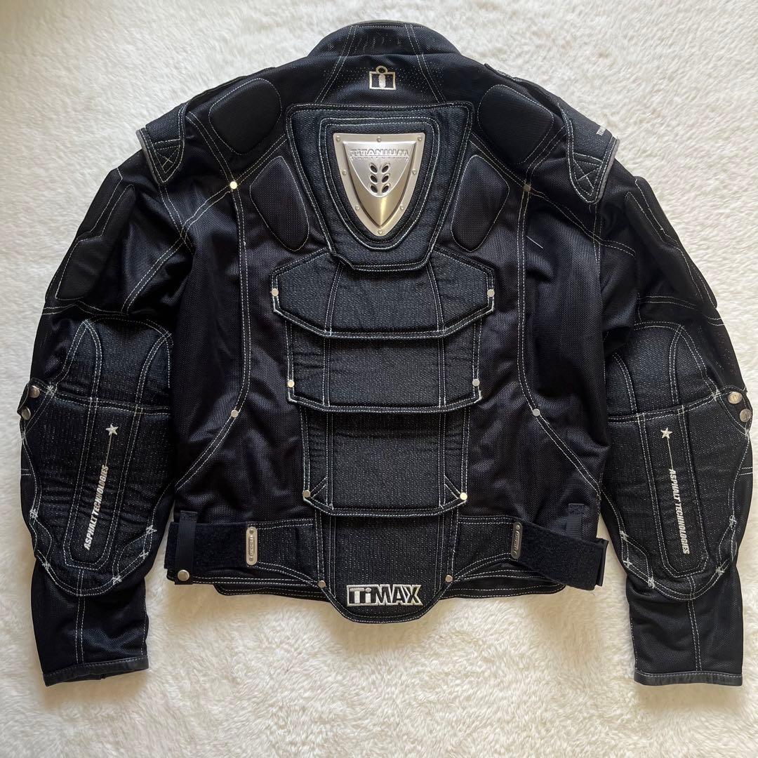 美品　icon アイコン　バイクジャケット　上下セット　ライダージャケット　L