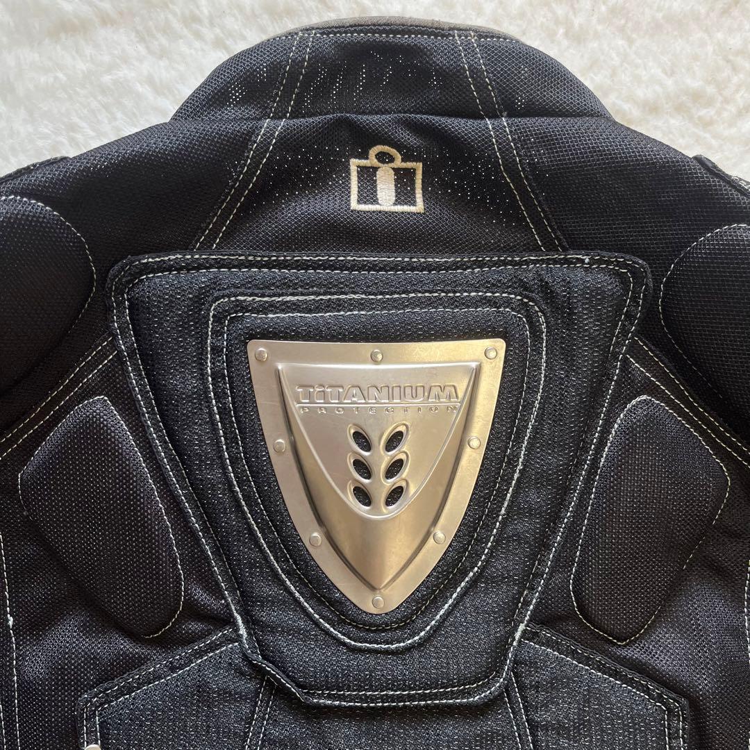 美品　icon アイコン　バイクジャケット　上下セット　ライダージャケット　L