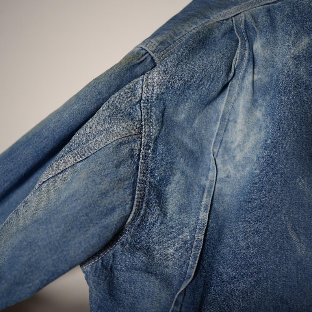 80-90s 星タグ USA製 デニム カーハート チョアジャケット ダック