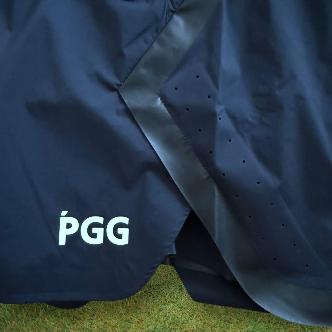 現行モデル　パーリーゲイツ　PGG ハーフパンツ　短パン　紺　黒　3 S〜M相当