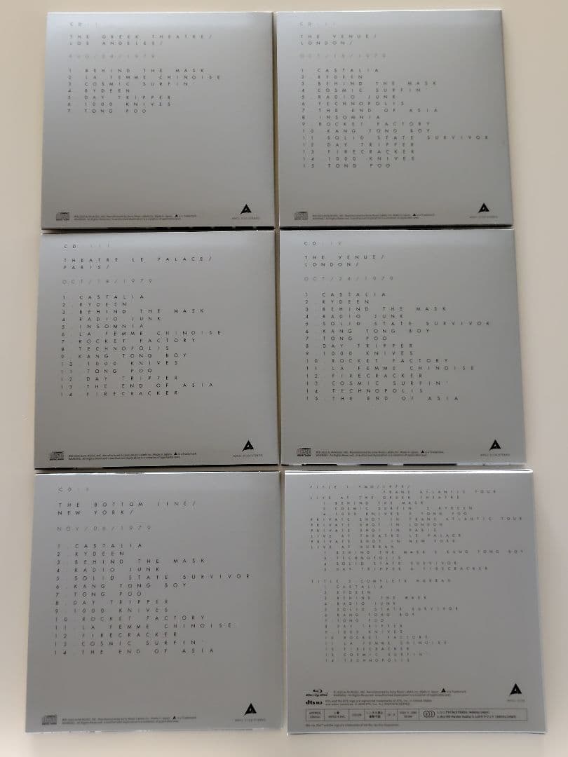 邦楽 1979 TRANS ATLANTIC TOUR LIVE ANTHOLOGY