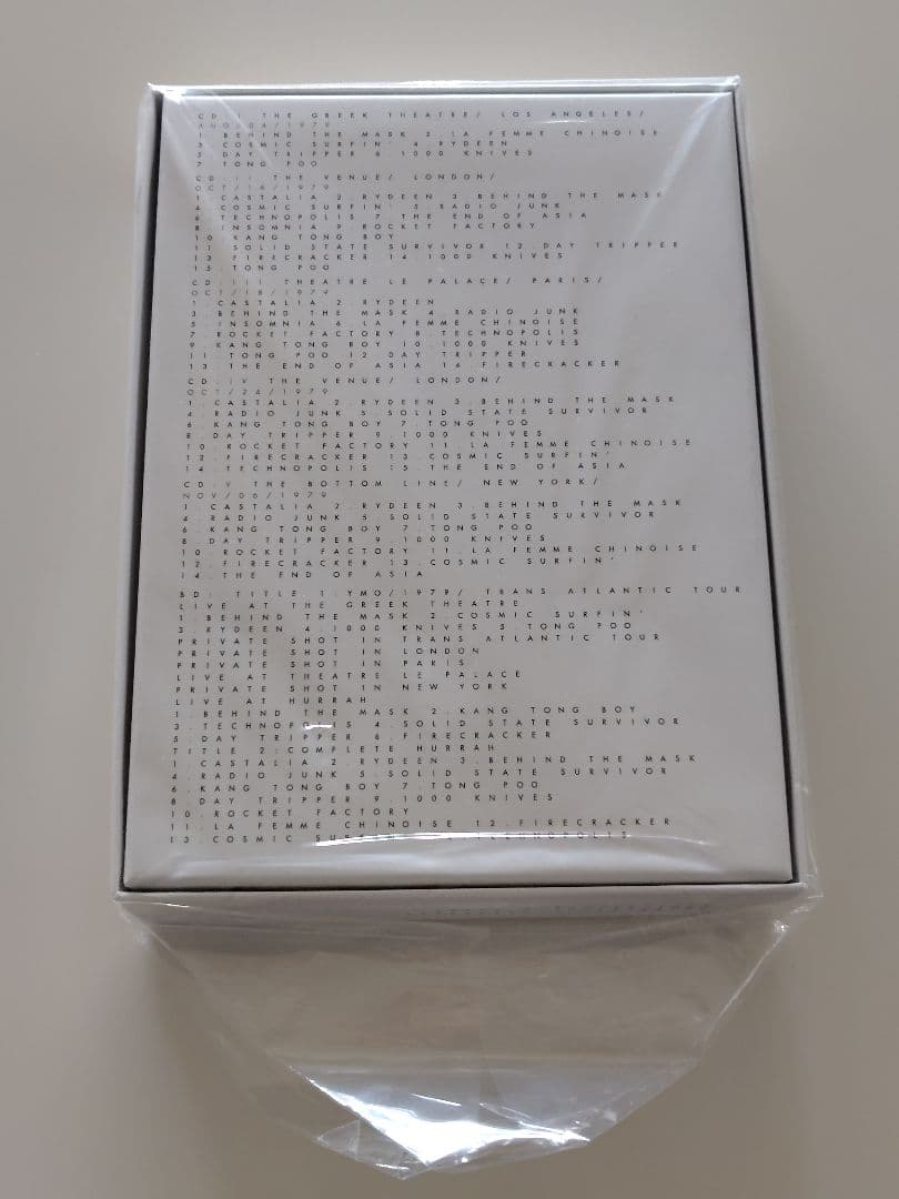 邦楽 1979 TRANS ATLANTIC TOUR LIVE ANTHOLOGY