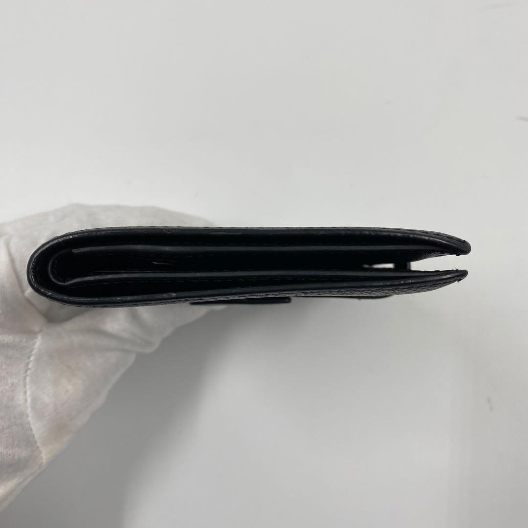 LOEWE パーティカルウォレット　ミディアム　ブラック　レザー