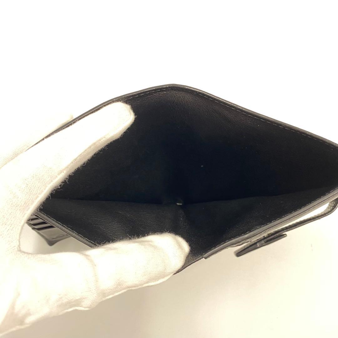 LOEWE パーティカルウォレット　ミディアム　ブラック　レザー