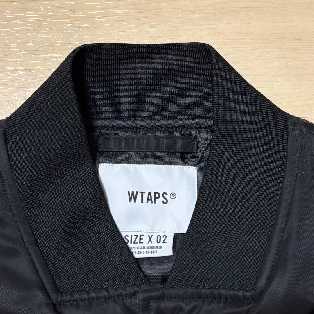 ダブルタップス　チームジャケット　ブラック　Mサイズ　23fw