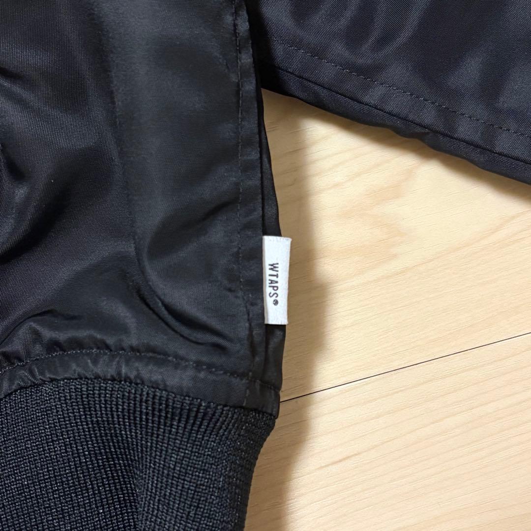 ダブルタップス　チームジャケット　ブラック　Mサイズ　23fw