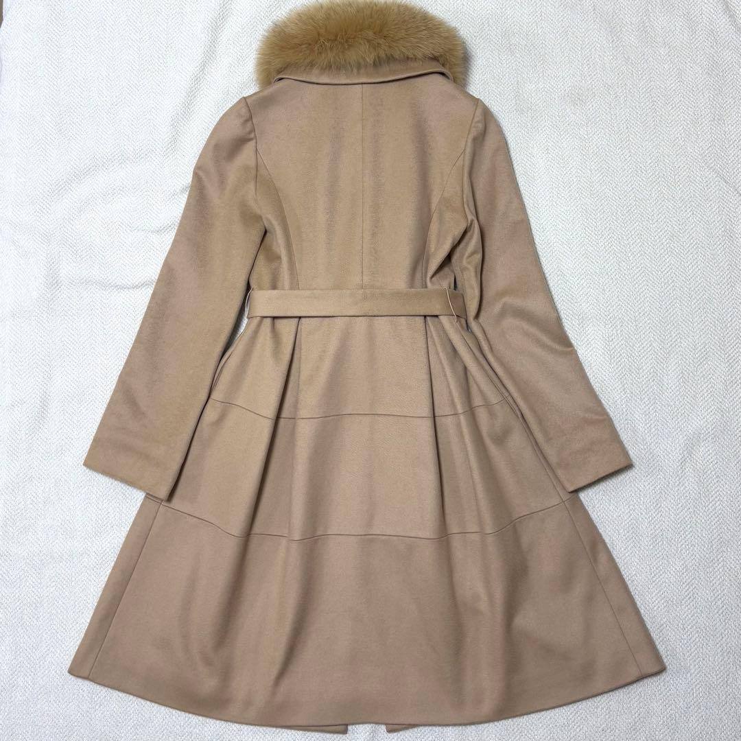 TO BE CHIC ロングコート カシミヤ100% フォックスファー