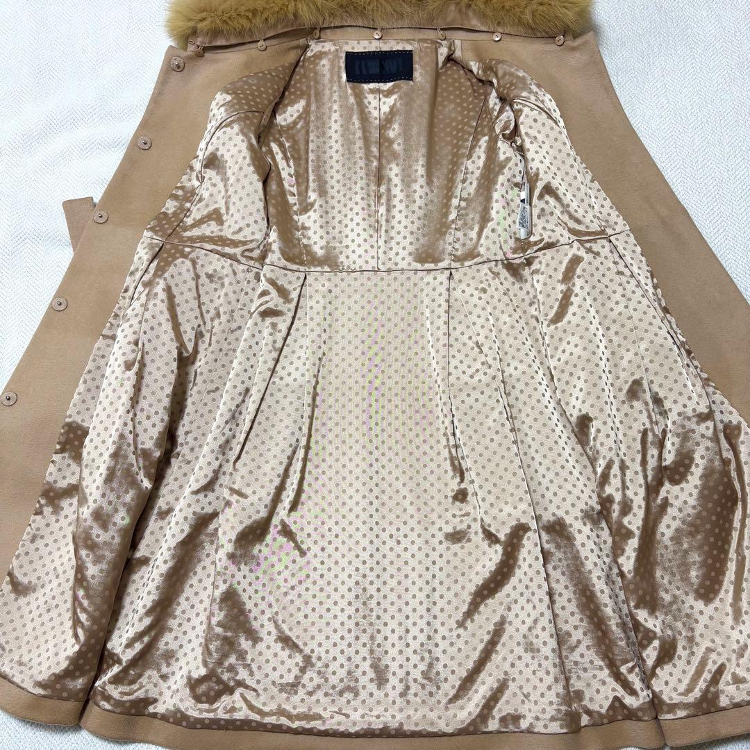 TO BE CHIC ロングコート カシミヤ100% フォックスファー