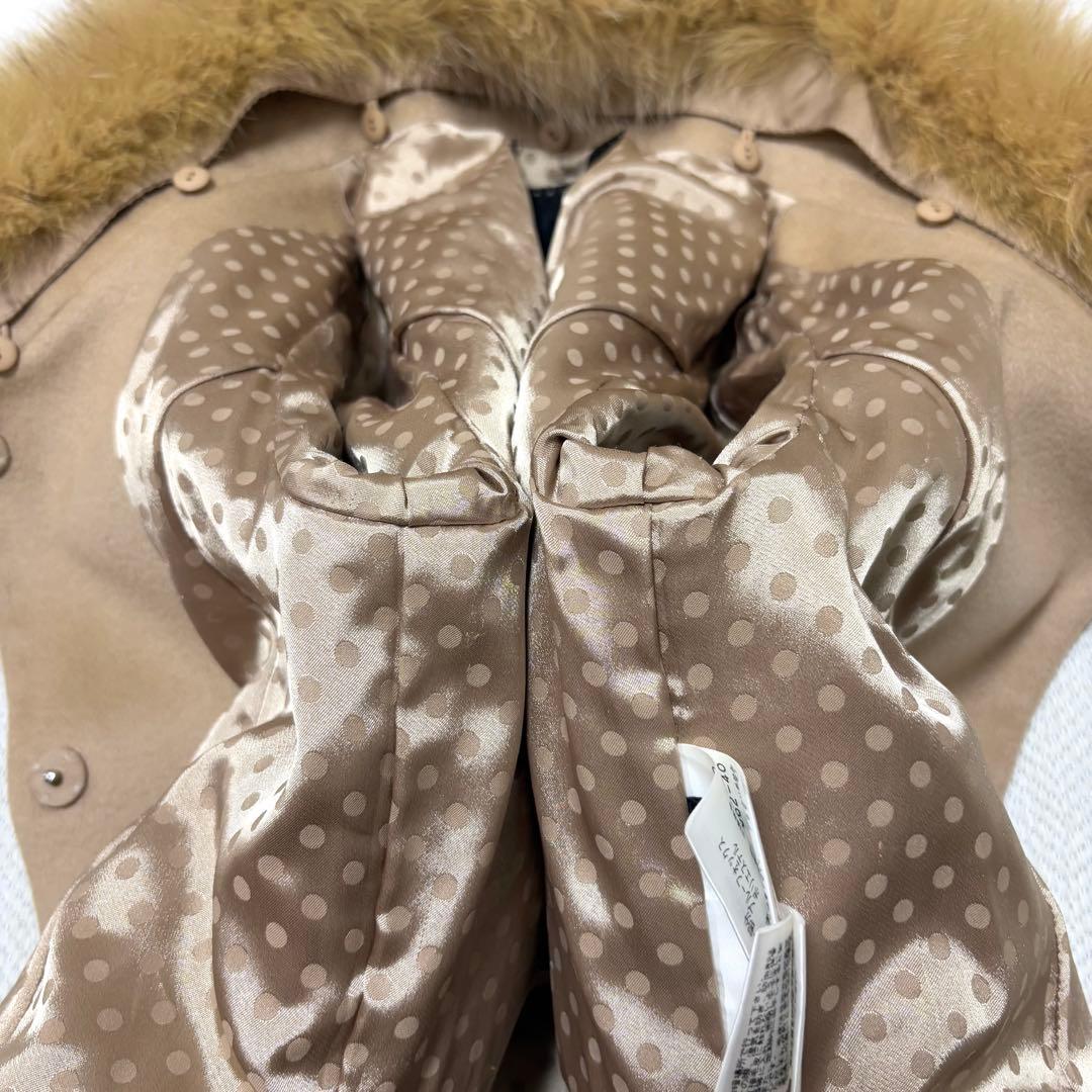 TO BE CHIC ロングコート カシミヤ100% フォックスファー