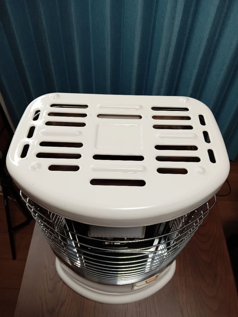 リンナイ ストーブ ホワイト 円筒形 ガス専用コード2m付き