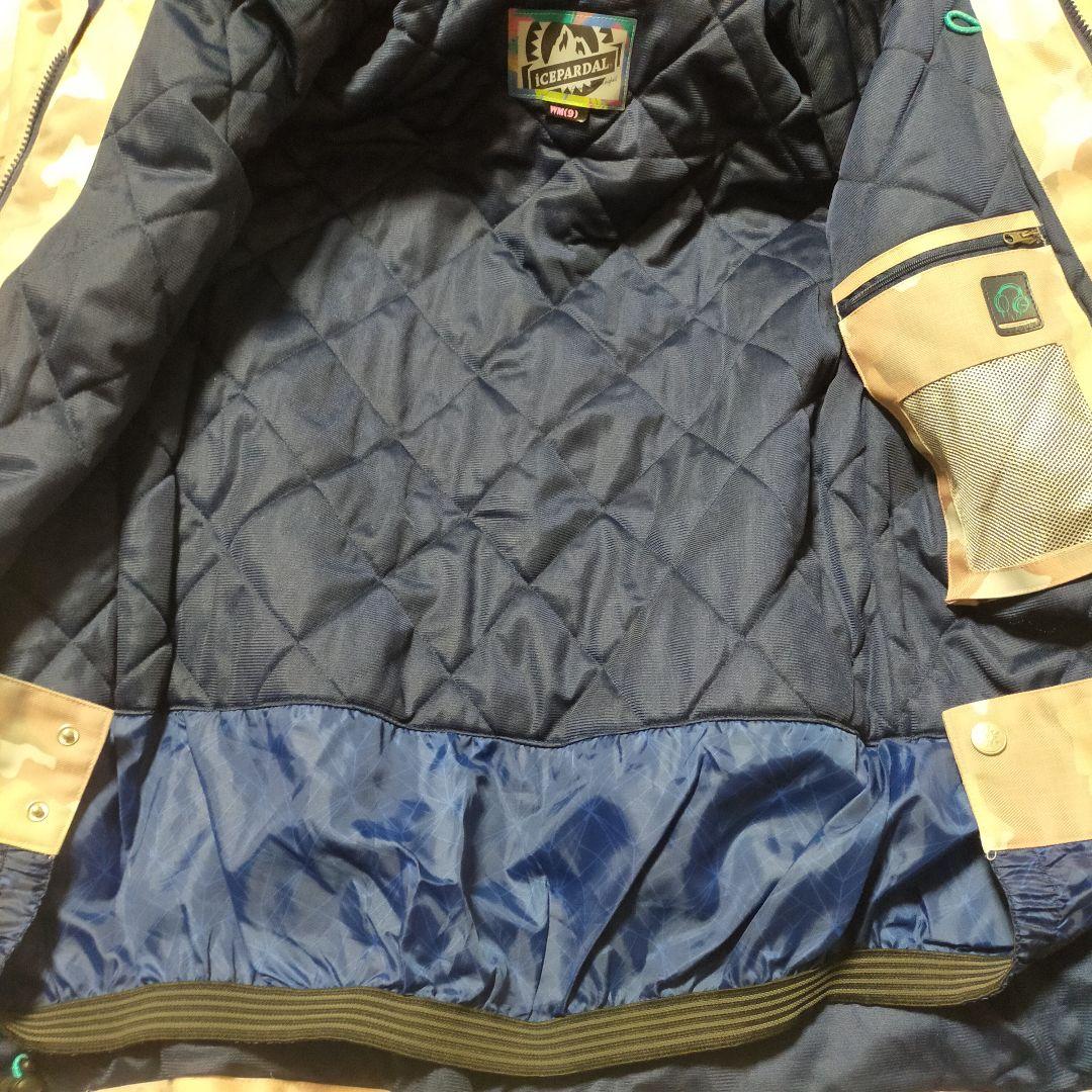 【ほぼ未使用】ICEPARDAL スノーボードウェア レディースM(9号) 上下