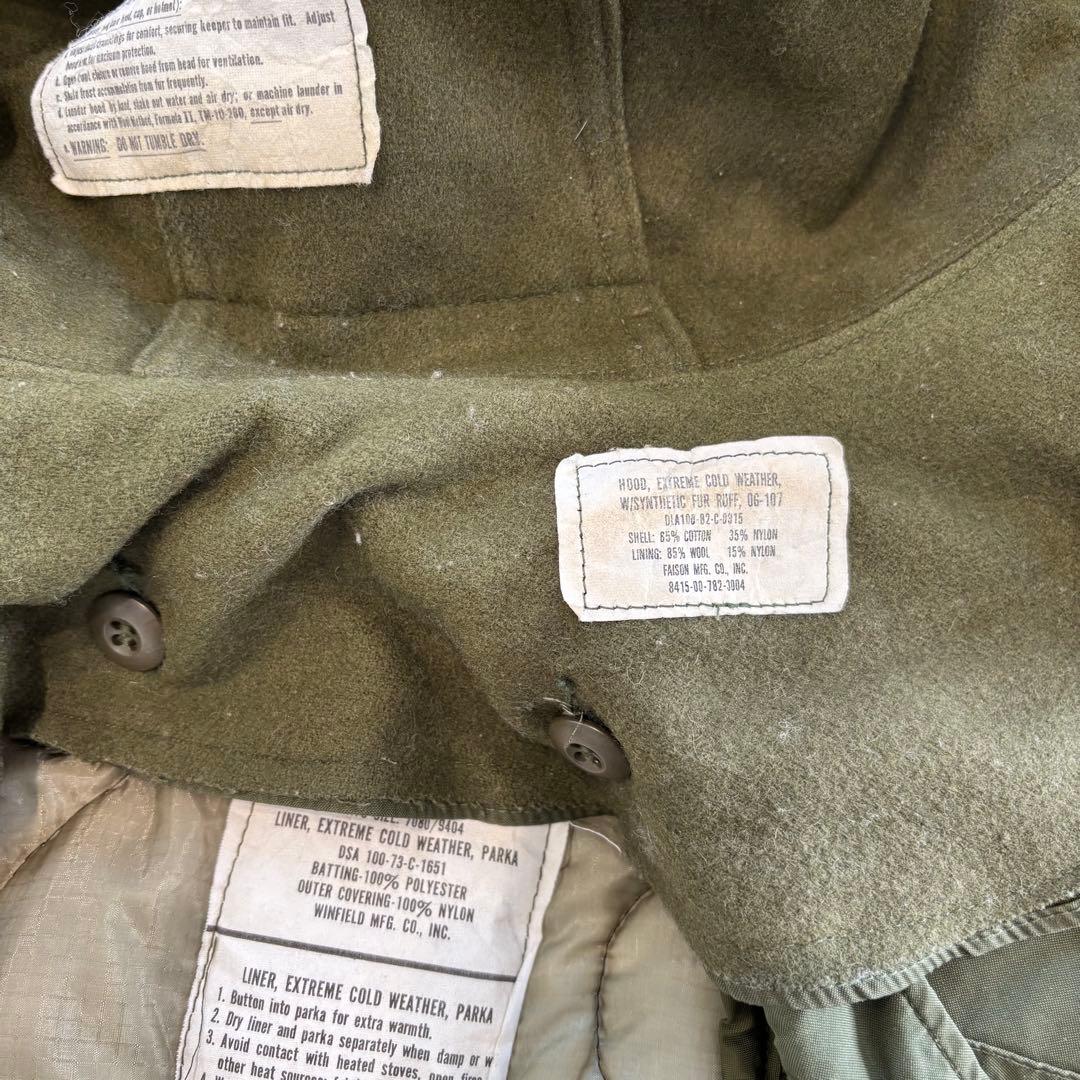 M-65 フィッシュテールパーカー モッズコート 米軍実物