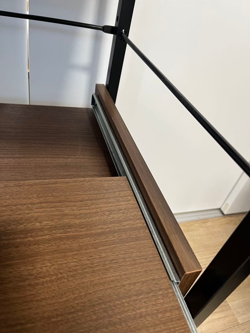 【最終値下げ】ニトリ　キッチンラック　ミドルブラウン