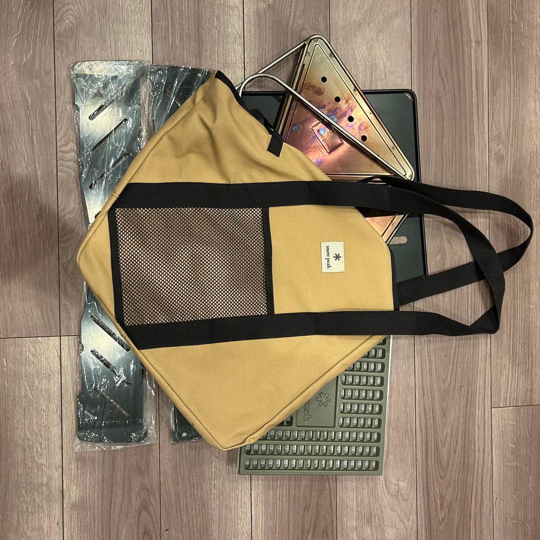 L*y様  peak 焚き火台Mスターターセット 焚火台M ベースプレー